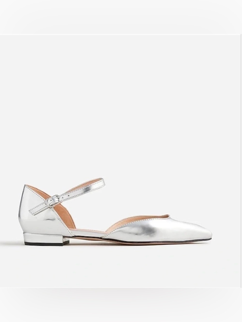 J. Crew Silver Sandals